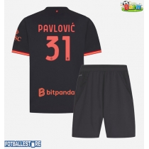 AC Milan Strahinja Pavlovic #31 Tredjedraktsett Barn 2026-27 Kortermet (+ Korte bukser)
